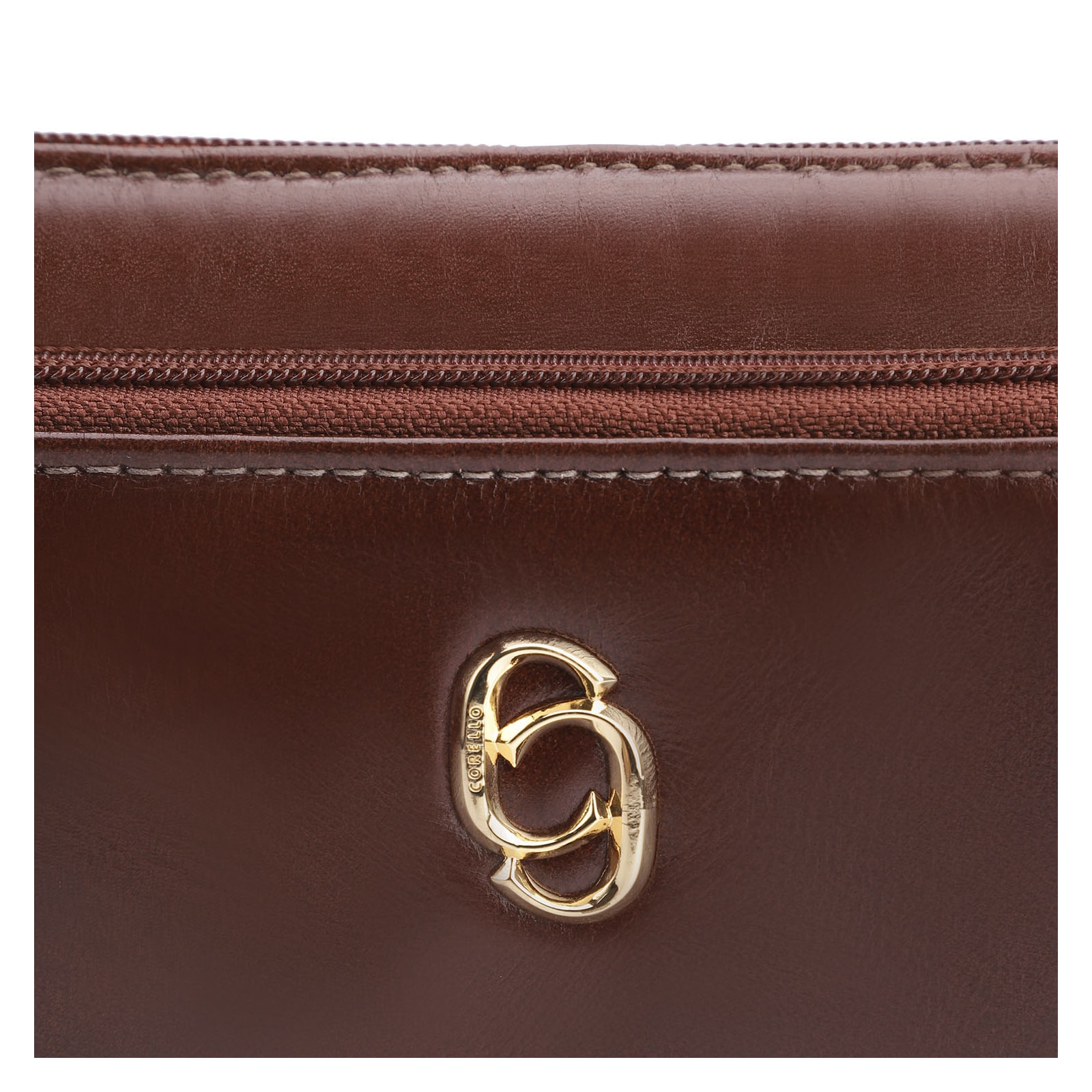 Bolsa De Ombro Couro Marrom