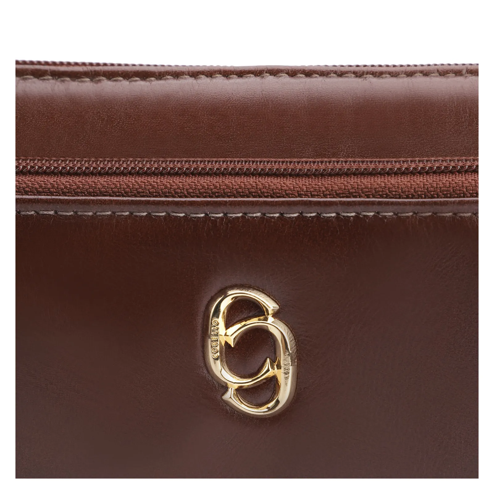 Bolsa De Ombro Couro Marrom