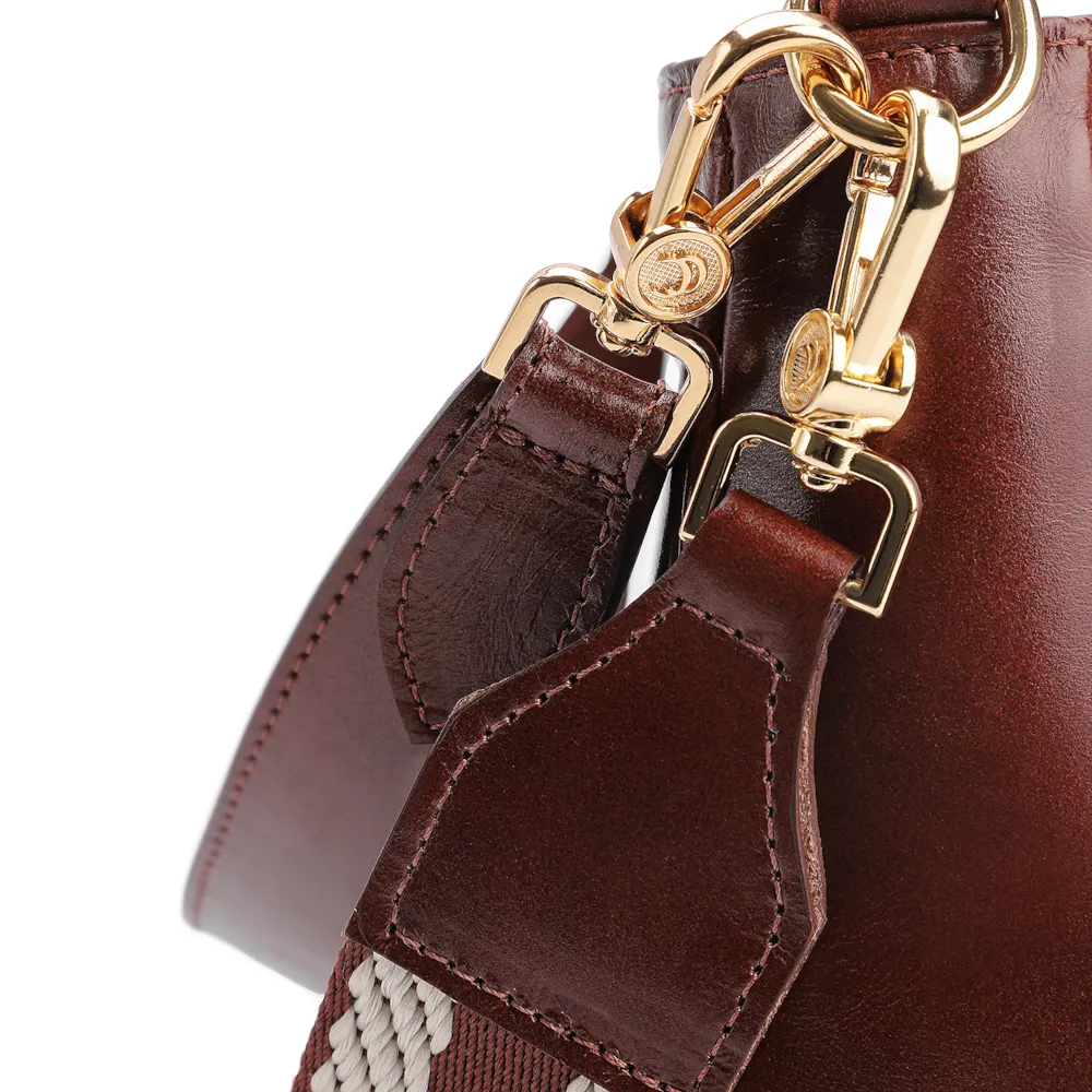 Bolsa De Ombro Couro Marrom - imagem 7