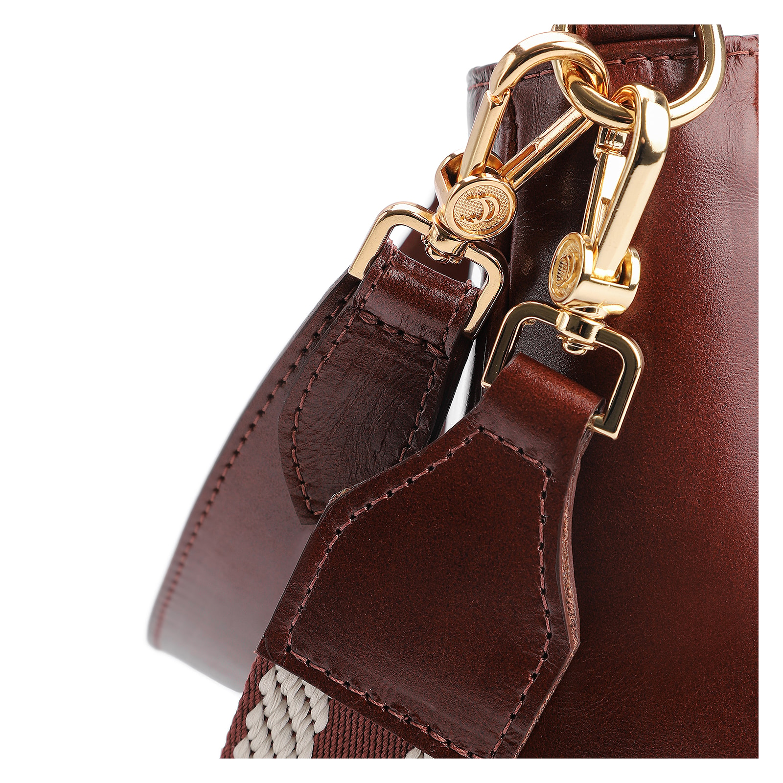 Bolsa De Ombro Couro Marrom