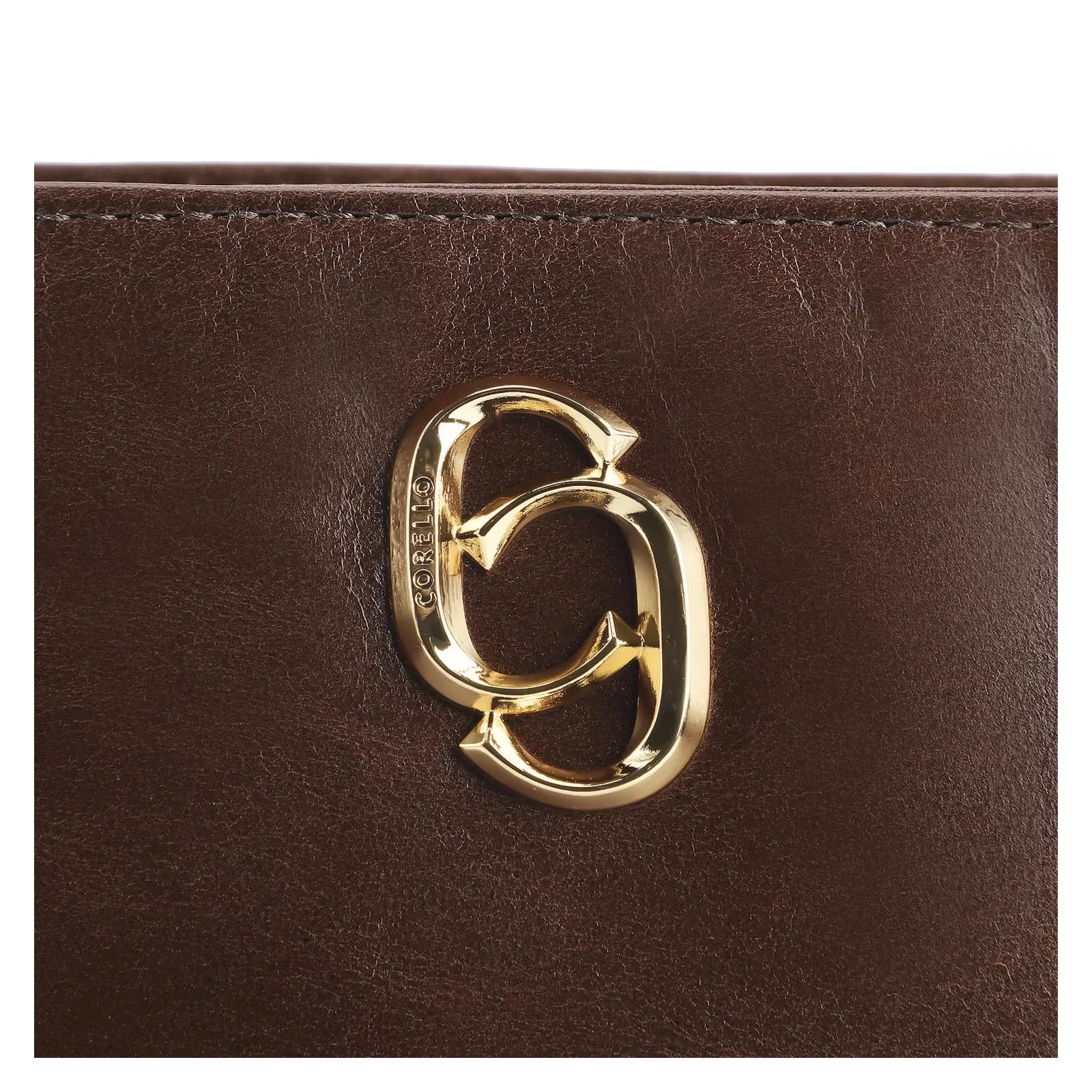 Bolsa De Ombro Couro Marrom