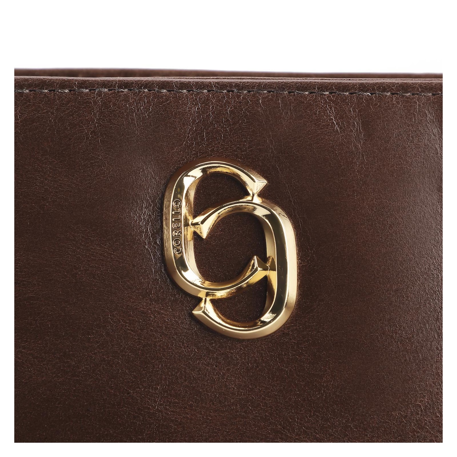 Bolsa De Ombro Couro Marrom