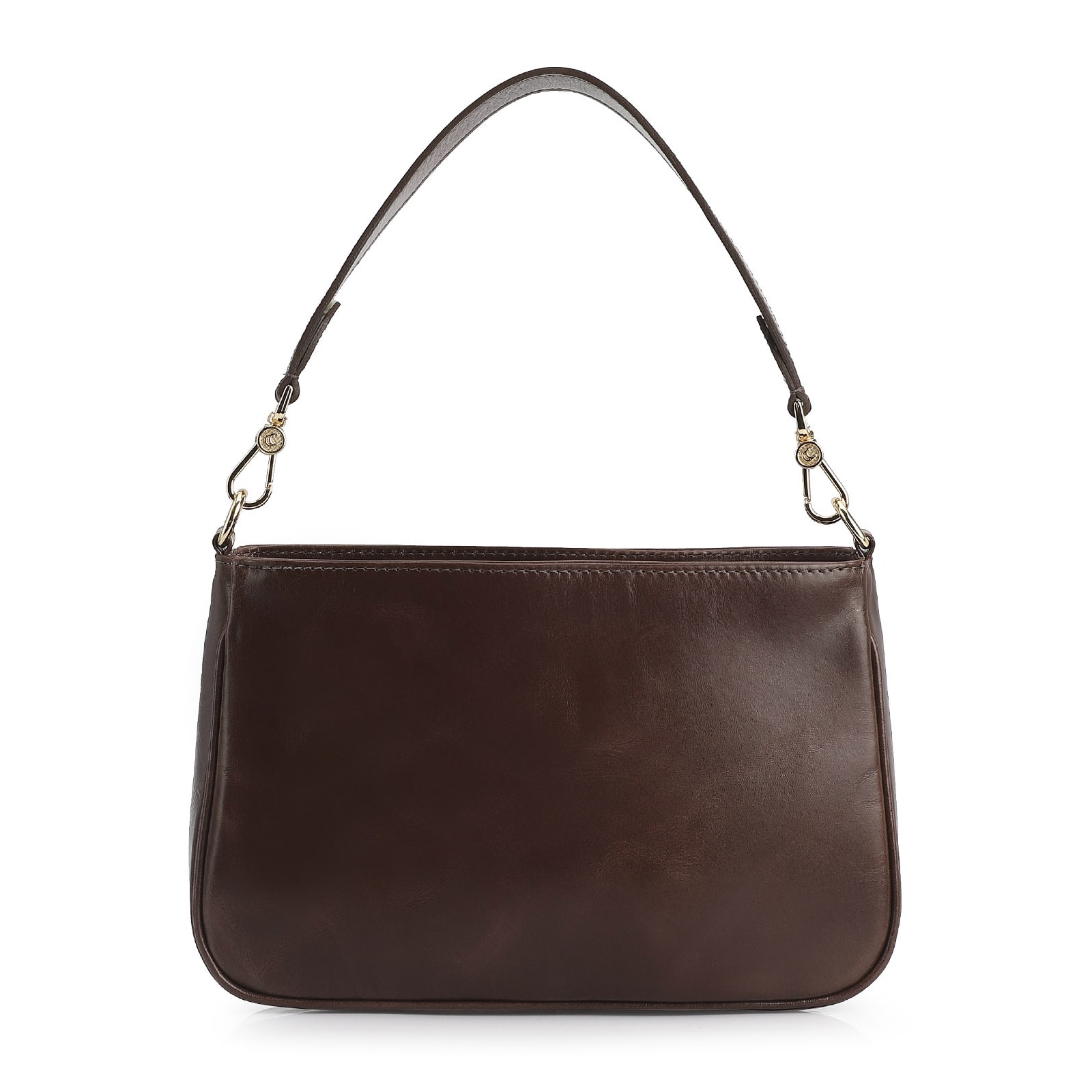 Bolsa De Ombro Couro Marrom