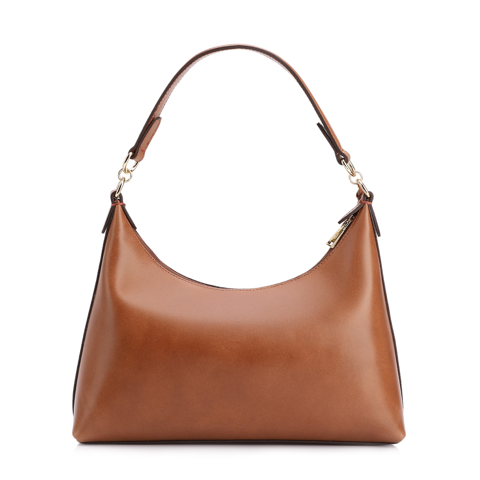 Bolsa De Ombro Couro Marrom