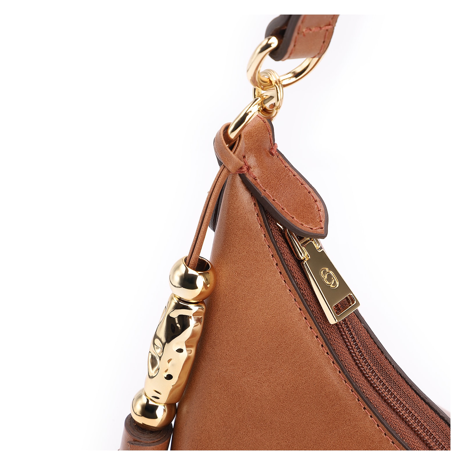 Bolsa De Ombro Couro Marrom