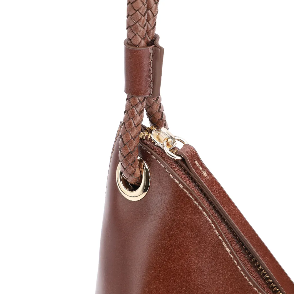 Bolsa De Ombro Couro Marrom - imagem 6