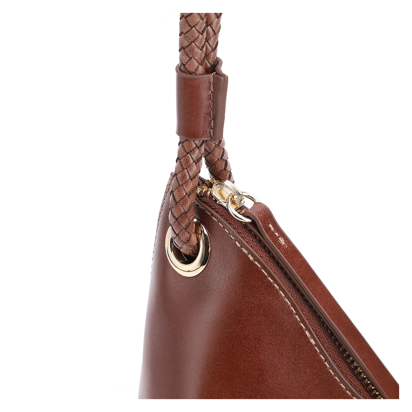Bolsa De Ombro Couro Marrom