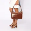 Bolsa De Ombro Couro Marrom - imagem 8