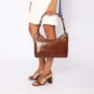 Bolsa De Ombro Couro Marrom - imagem 8