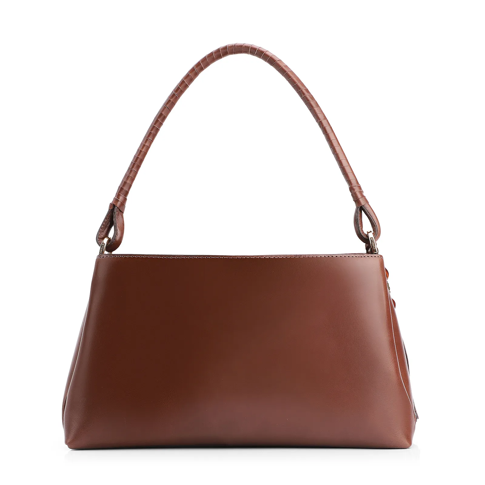 Bolsa De Ombro Couro Marrom
