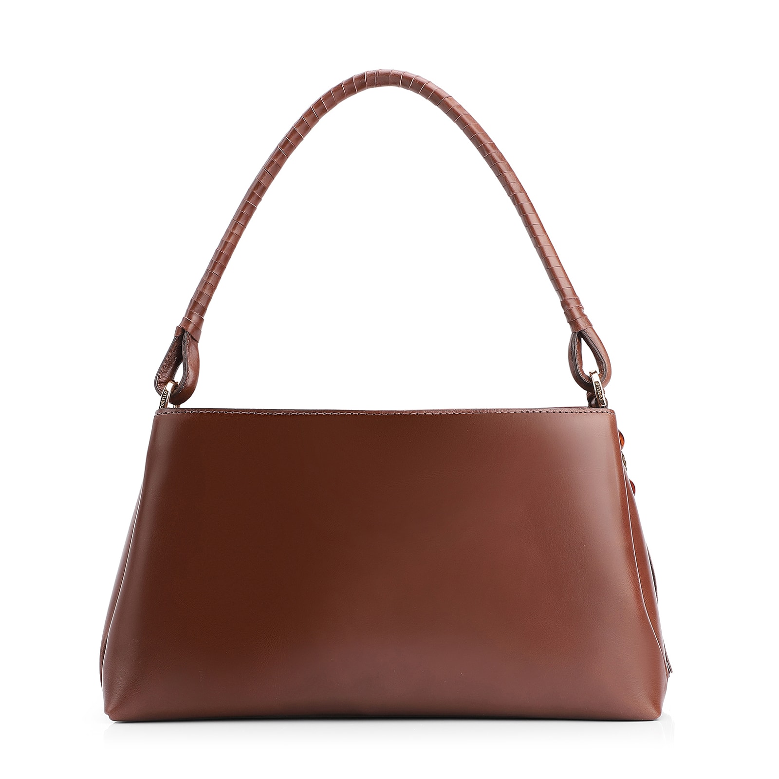 Bolsa De Ombro Couro Marrom