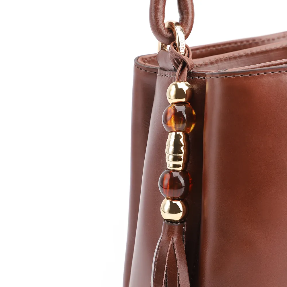 Bolsa De Ombro Couro Marrom - imagem 7