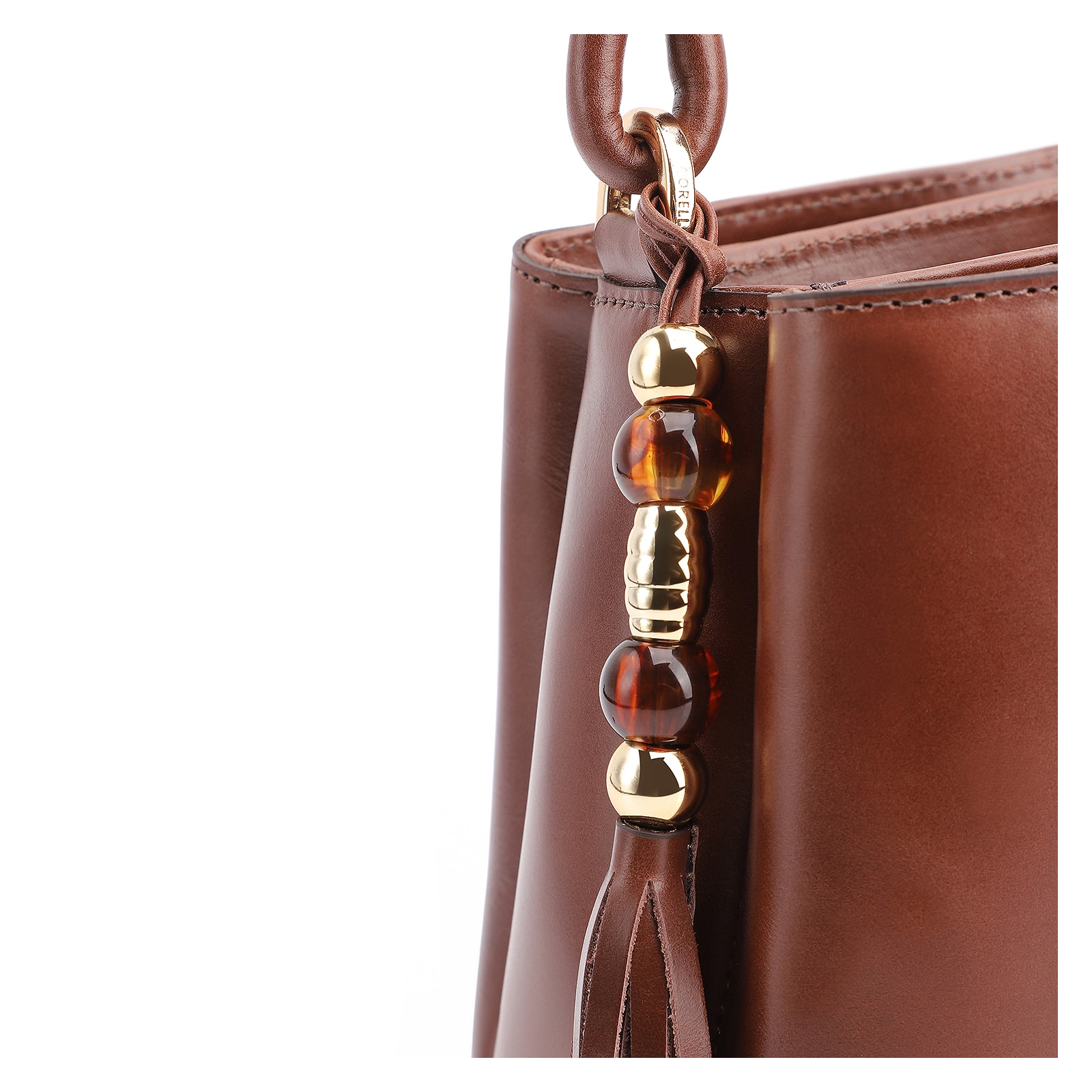 Bolsa De Ombro Couro Marrom