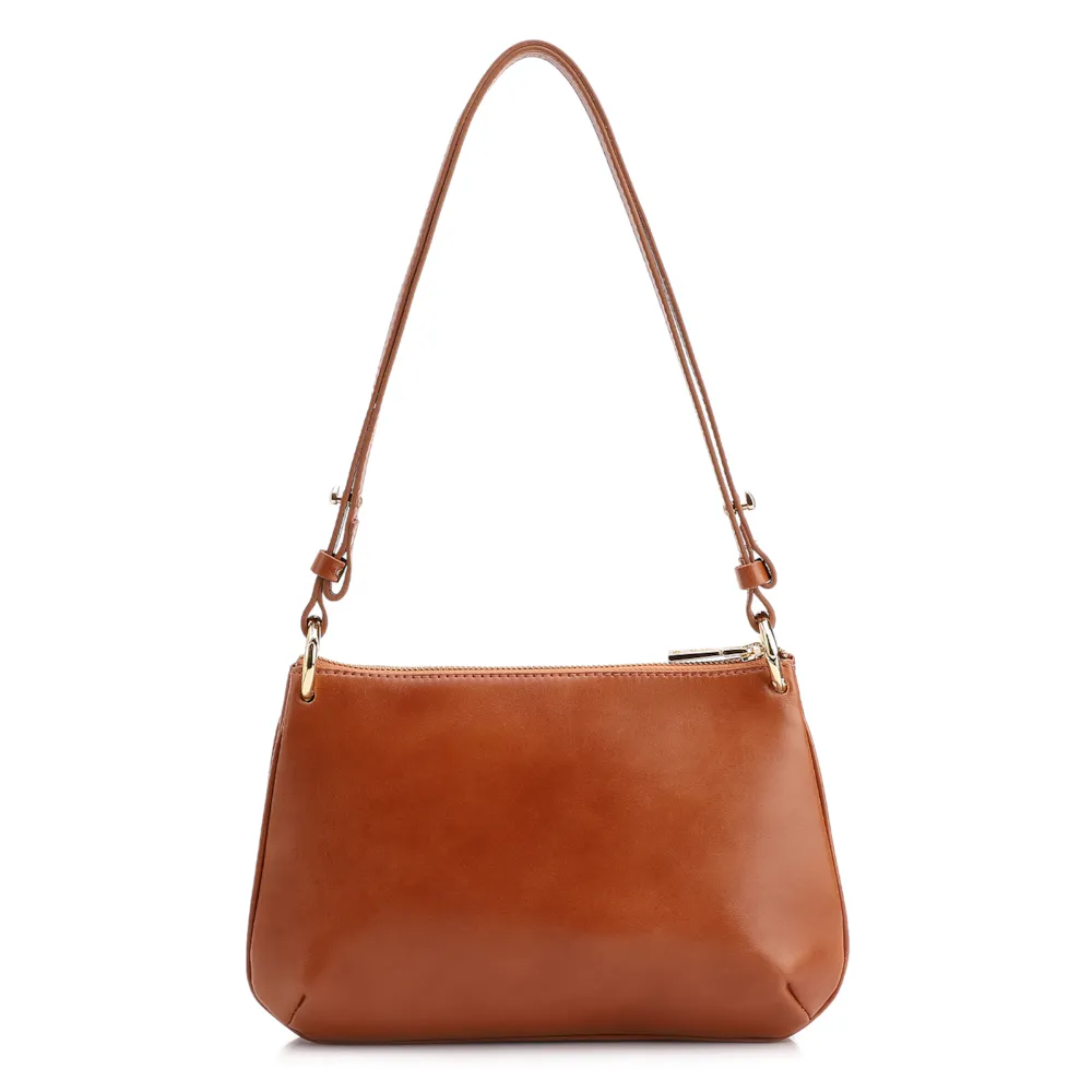 Bolsa De Ombro Couro Marrom - imagem 3
