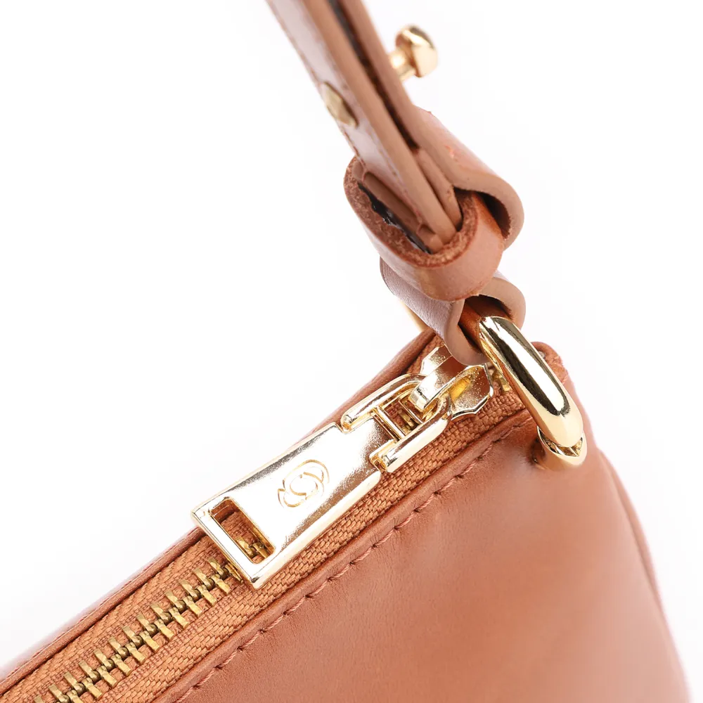 Bolsa De Ombro Couro Marrom - imagem 5