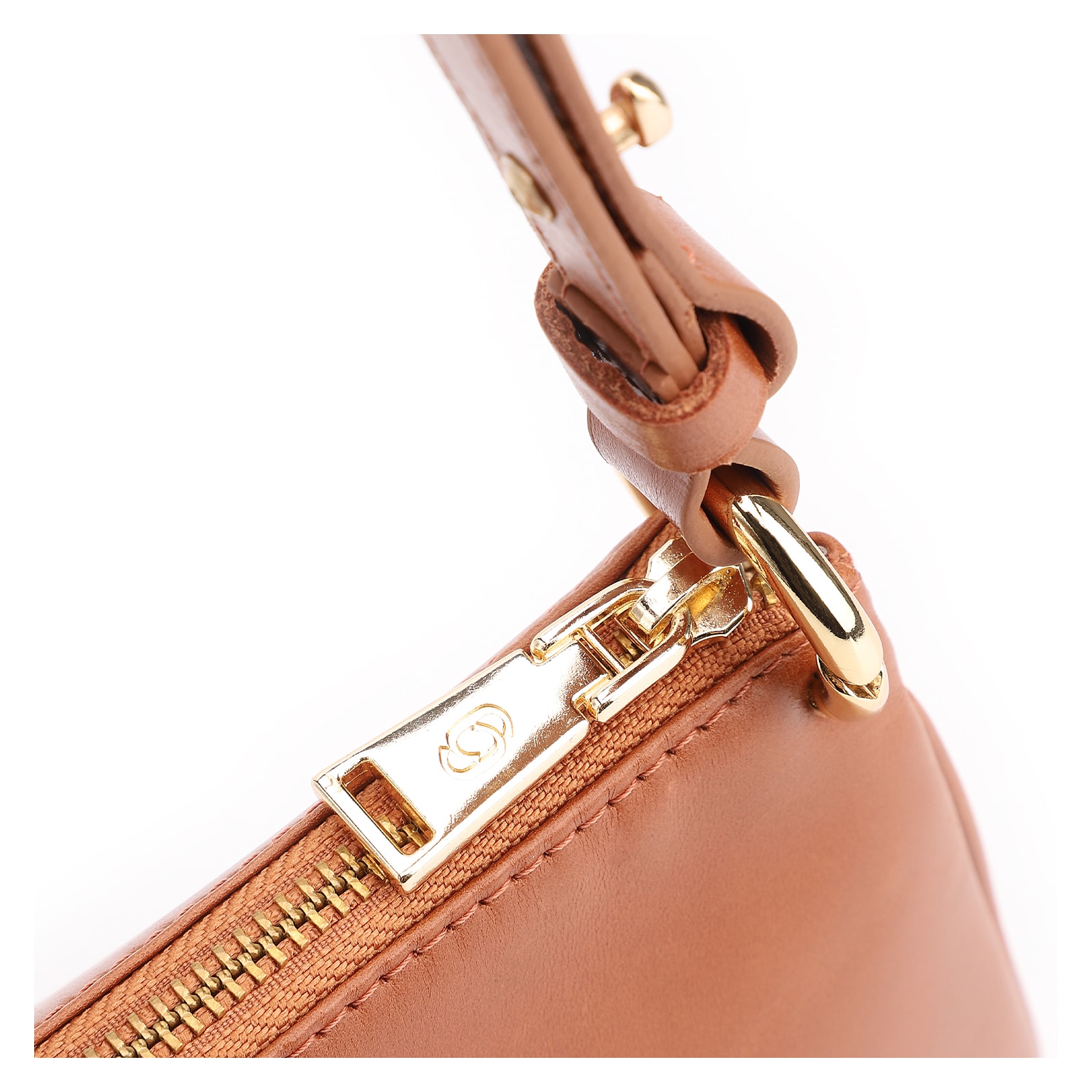 Bolsa De Ombro Couro Marrom
