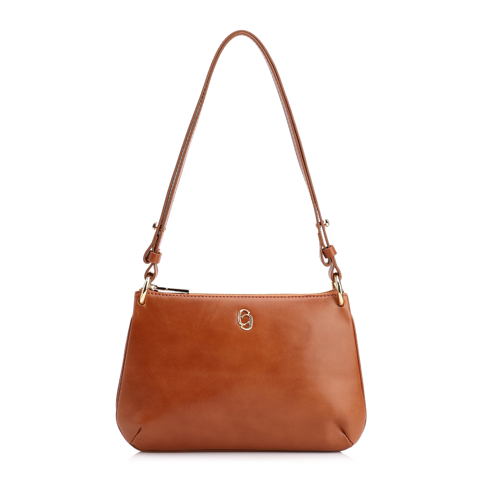 Bolsa De Ombro Couro Marrom