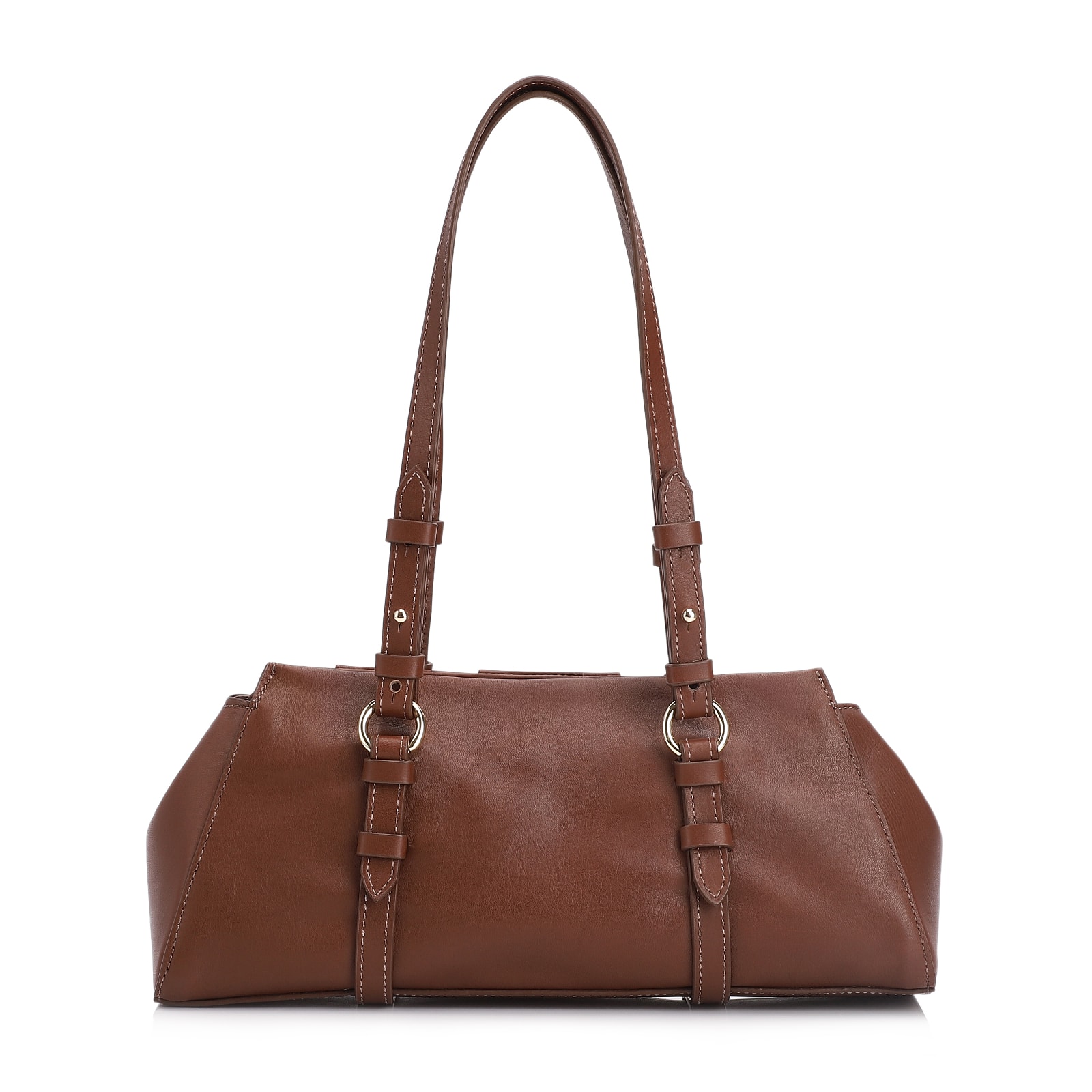 Bolsa De Ombro Couro Marrom