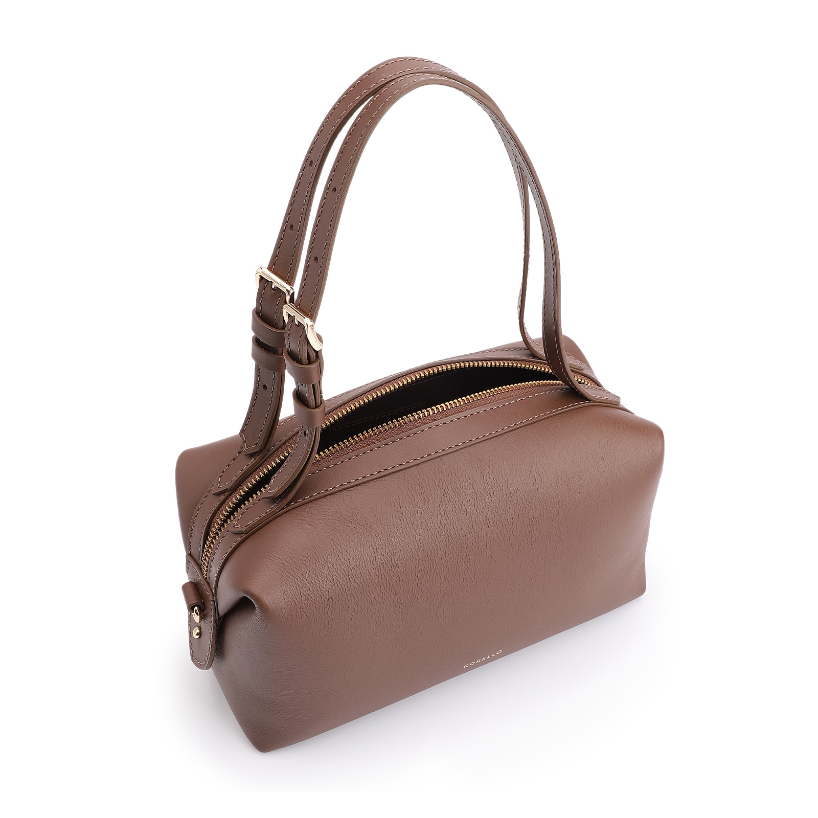 Bolsa De Ombro Couro Marrom