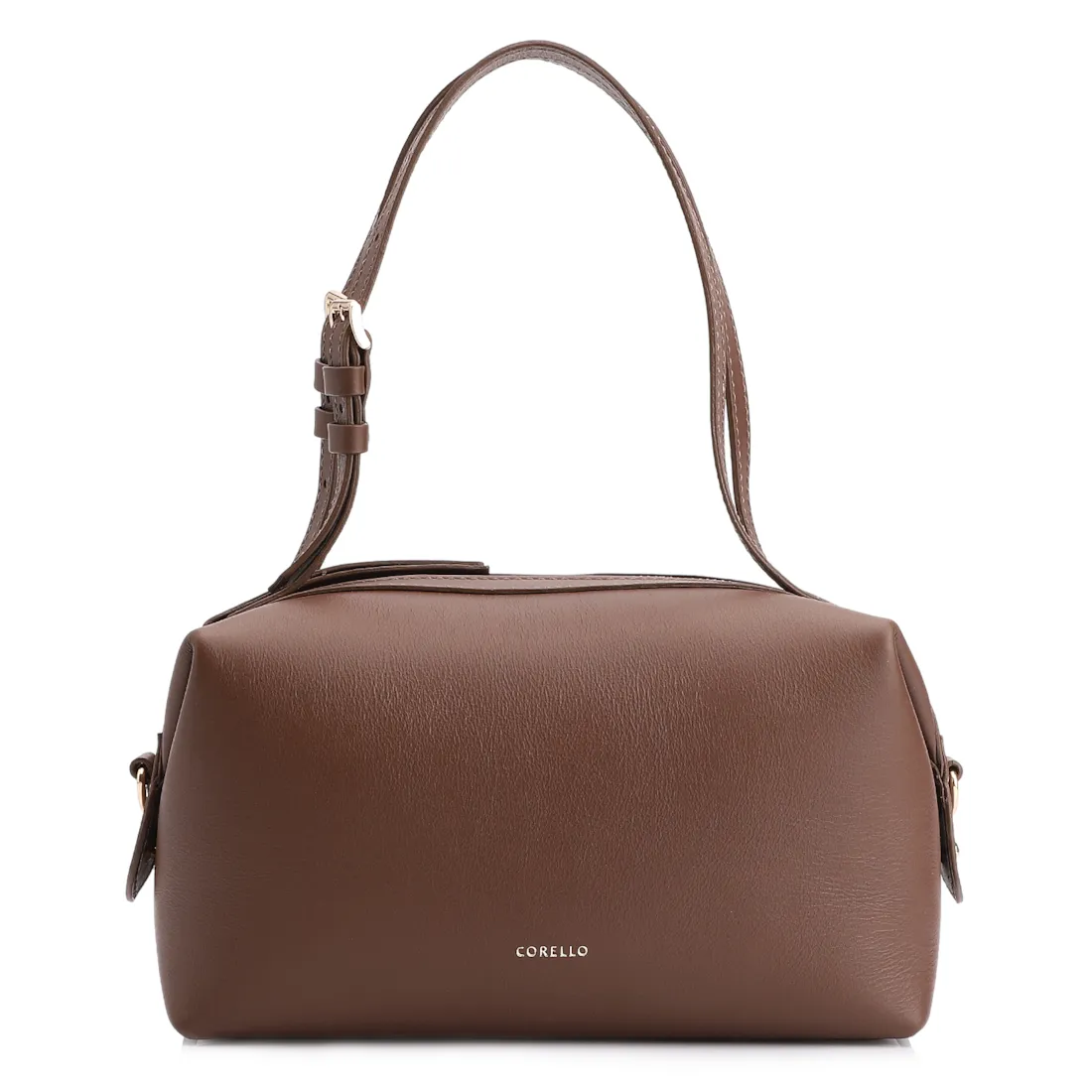 Bolsa De Ombro Couro Marrom