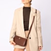 Bolsa De Ombro Couro Marrom - imagem 2