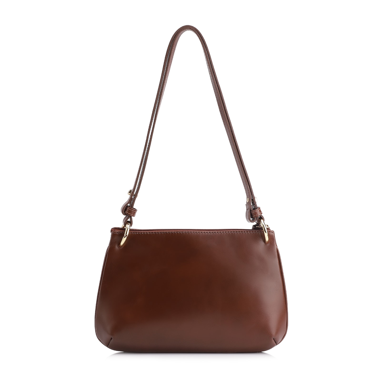 Bolsa De Ombro Couro Marrom