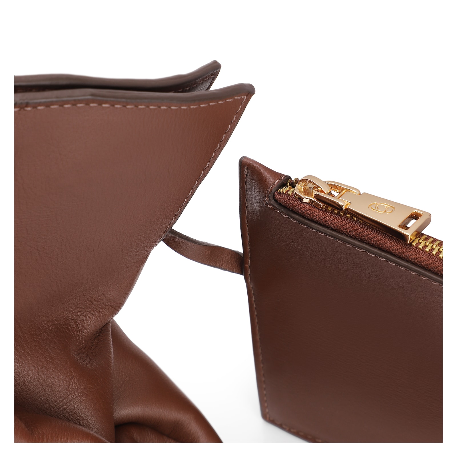 Bolsa De Ombro Couro Marrom