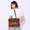 Bolsa De Ombro Couro Marrom - imagem 2