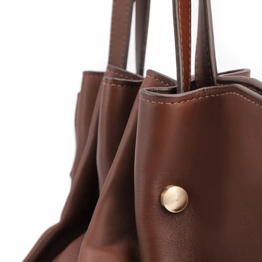 Bolsa De Ombro Couro Marrom - imagem 8