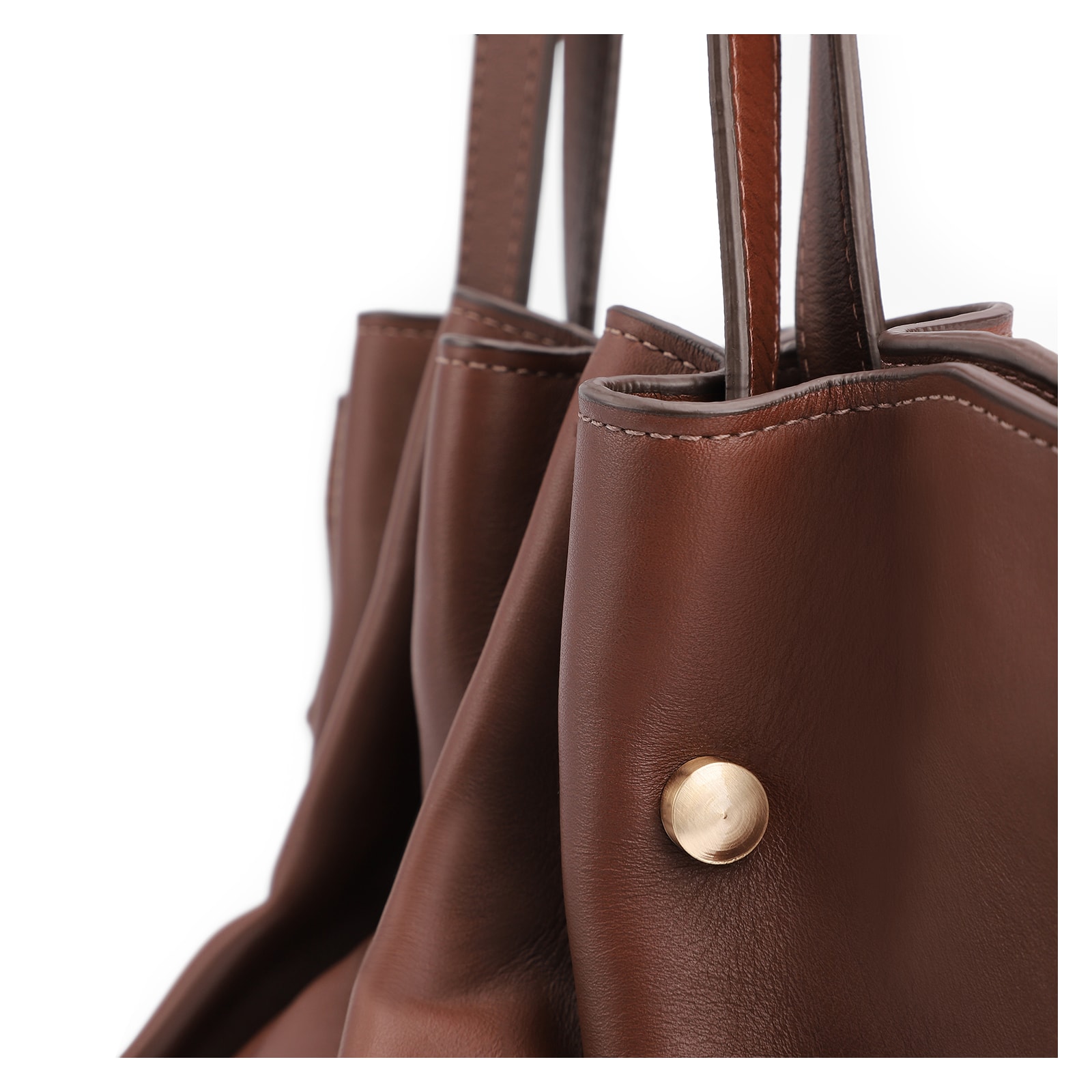Bolsa De Ombro Couro Marrom