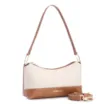 Bolsa De Ombro Couro Marrom/Alt Linho - imagem 3