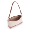 Bolsa De Ombro Couro Marrom/Alt Linho - imagem 5