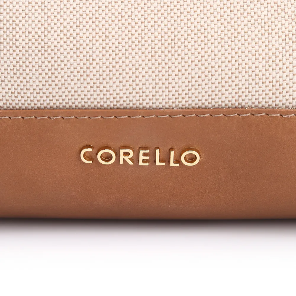 Bolsa De Ombro Couro Marrom/Alt Linho - imagem 7