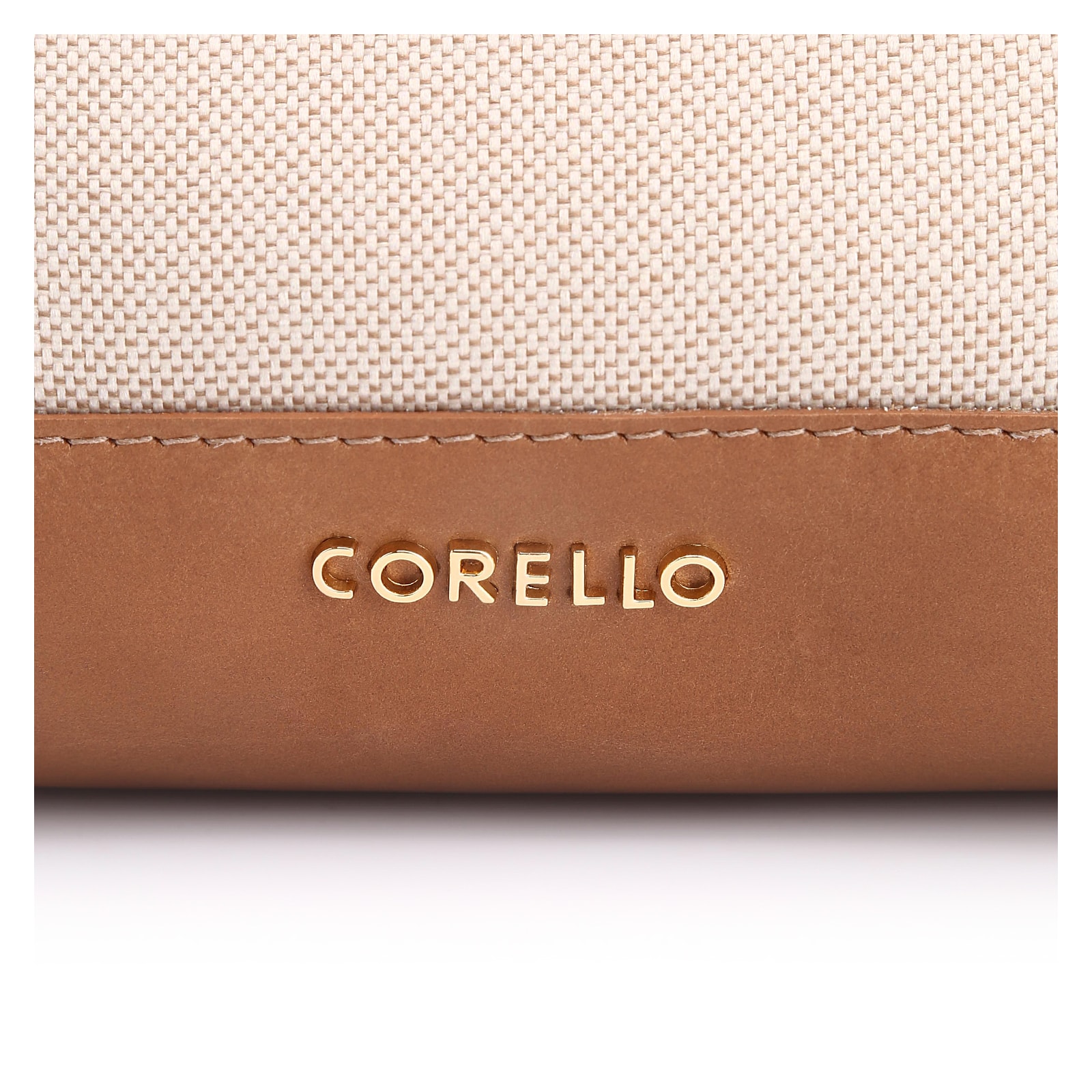 Bolsa De Ombro Couro Marrom/Alt Linho