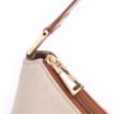 Bolsa De Ombro Couro Marrom/Alt Linho - imagem 8