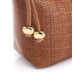 Bolsa De Ombro Couro Marrom/Alt Tramado Marrom - imagem 6