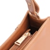 Bolsa De Ombro Couro Marrom Claro - imagem 5