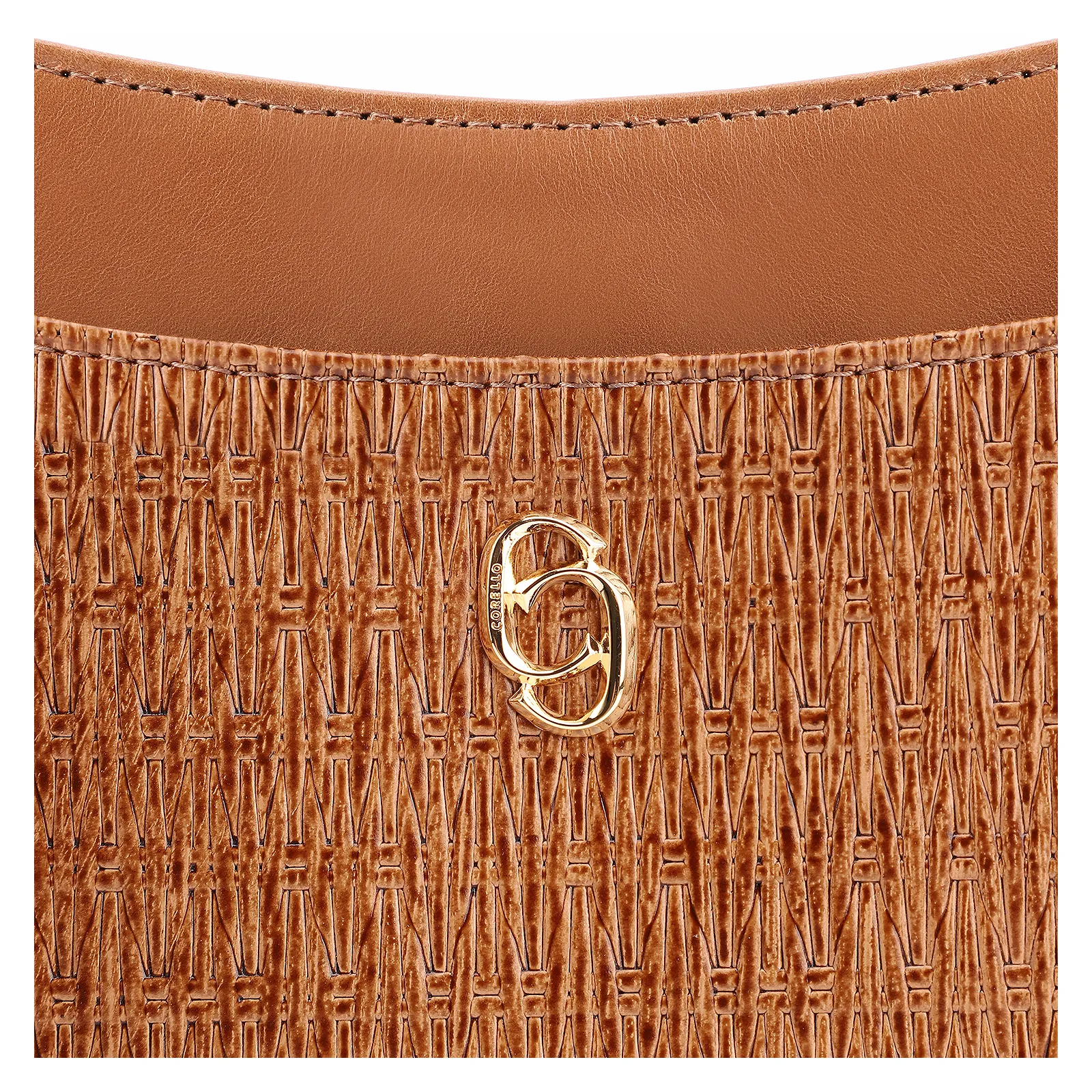 Bolsa De Ombro Couro Marrom Claro