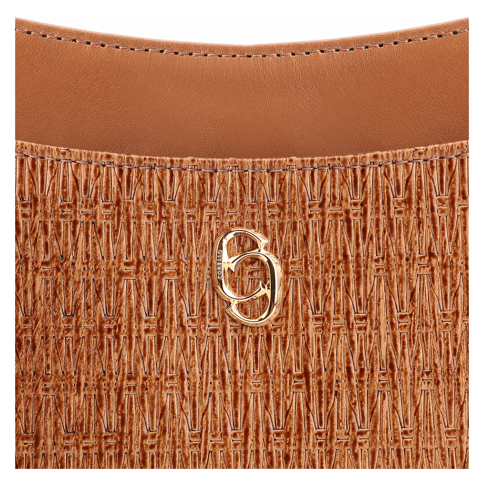 Bolsa De Ombro Couro Marrom Claro