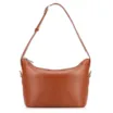 Bolsa De Ombro Couro Marrom Claro - imagem 3