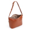 Bolsa De Ombro Couro Marrom Claro - imagem 4