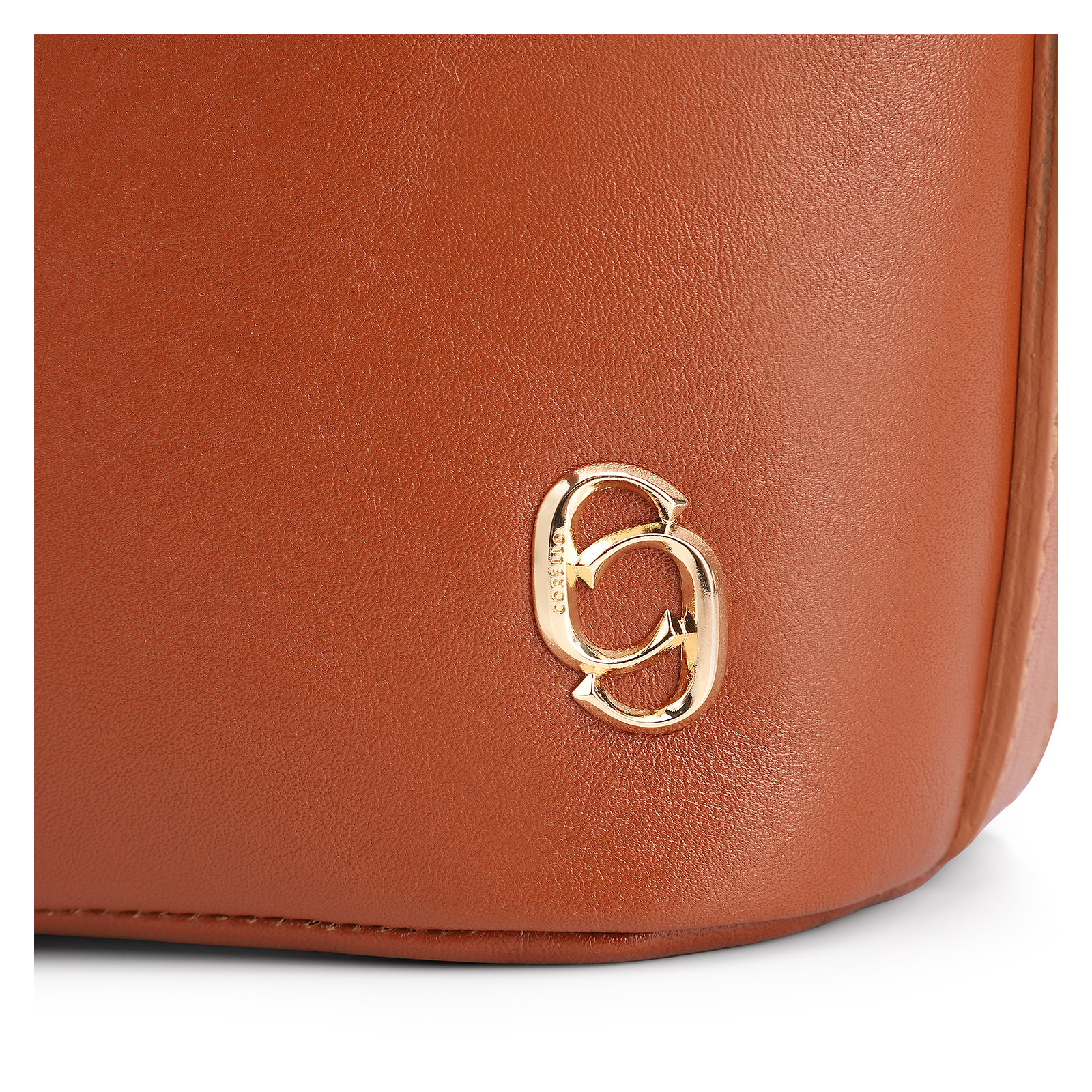 Bolsa De Ombro Couro Marrom Claro