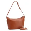 Bolsa De Ombro Couro Marrom Claro - imagem 2