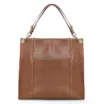 Bolsa De Ombro Couro Marrom Claro - imagem 3