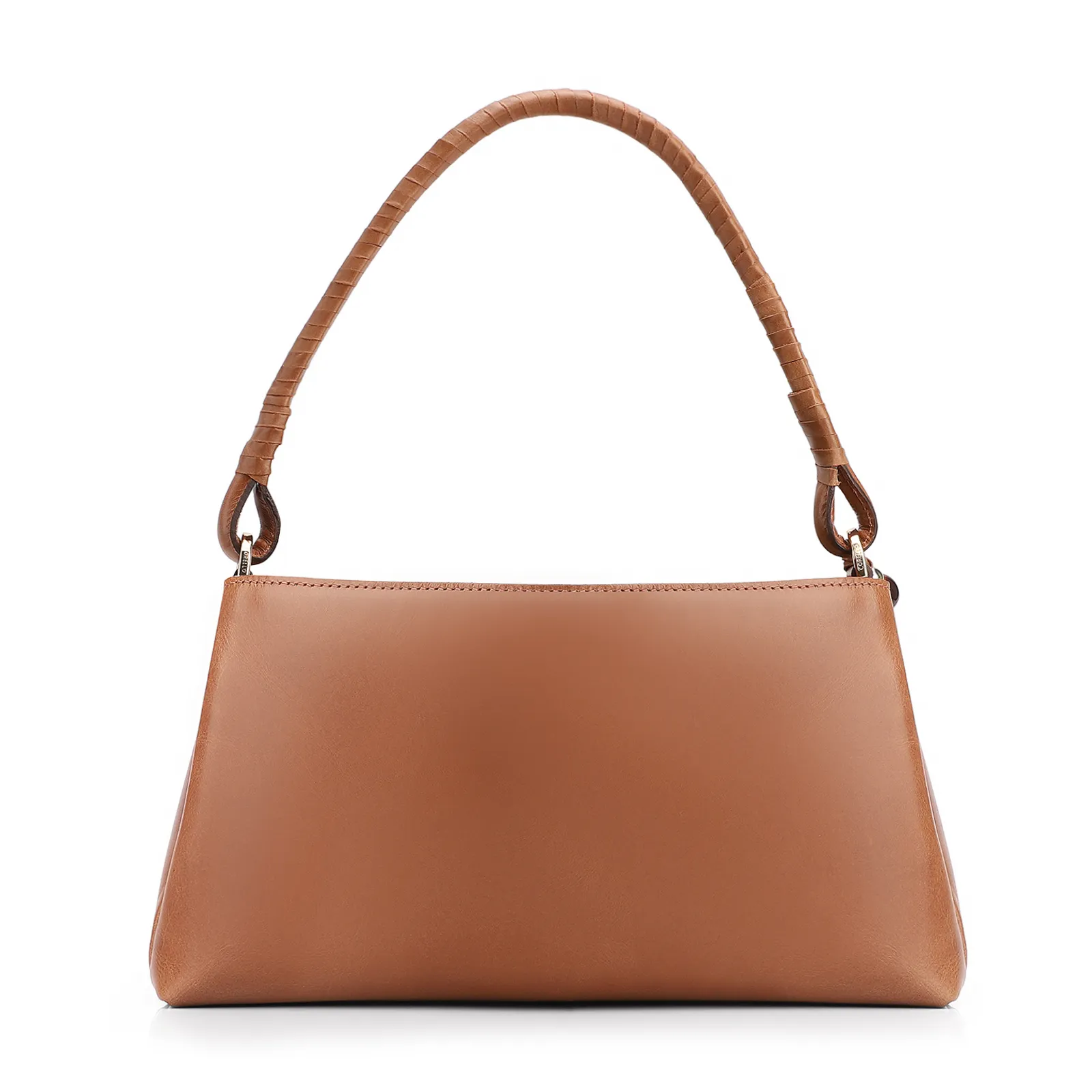 Bolsa De Ombro Couro Marrom Claro