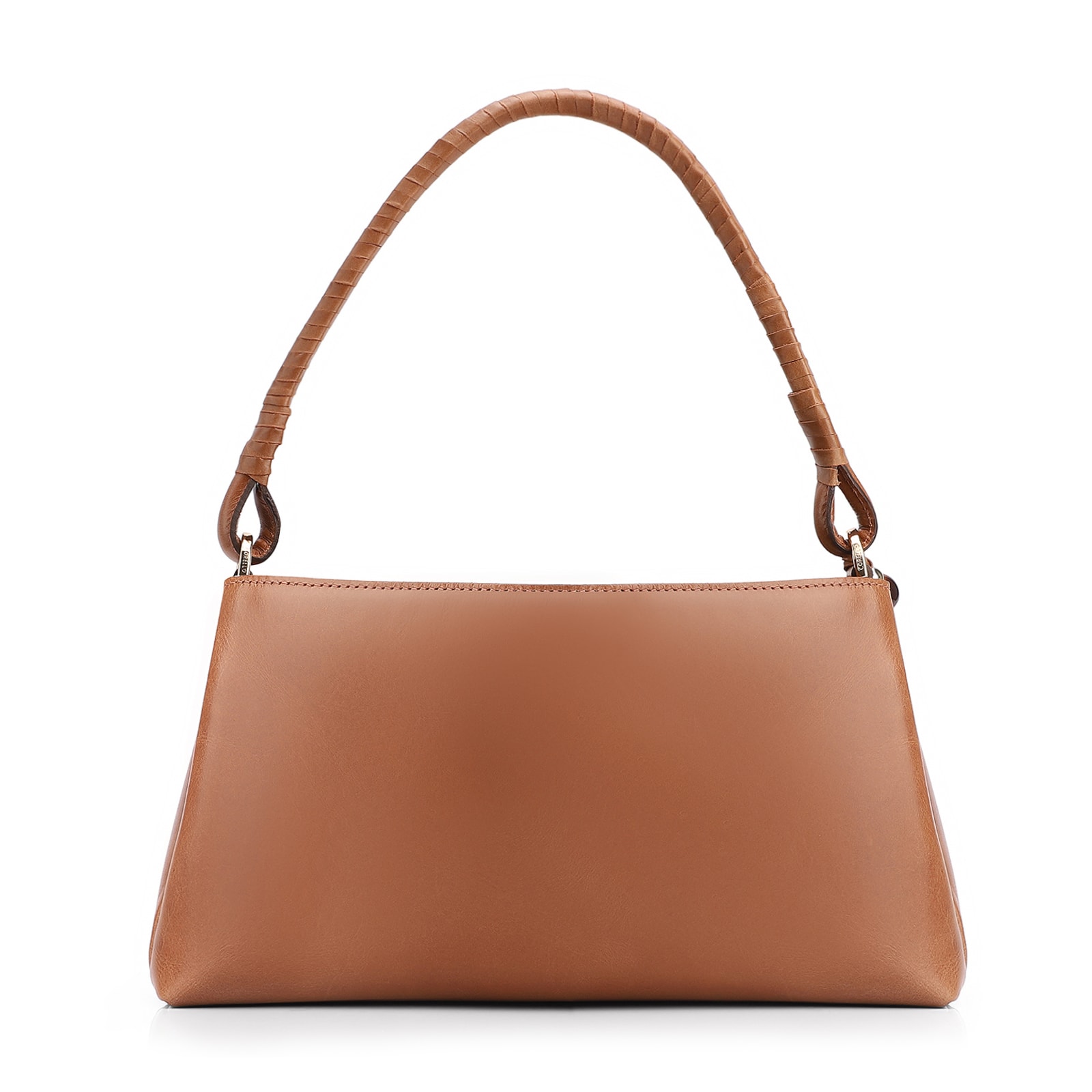 Bolsa De Ombro Couro Marrom Claro