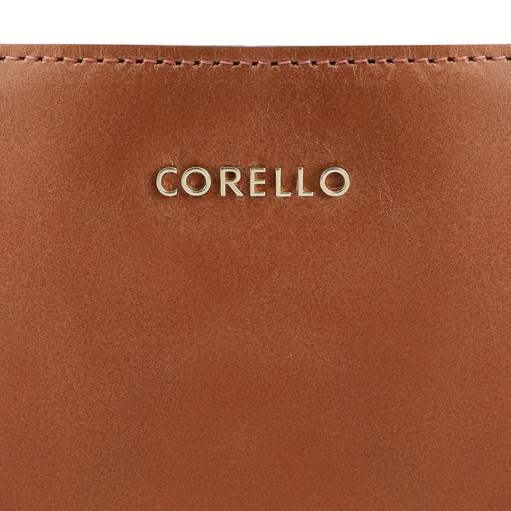 Bolsa De Ombro Couro Marrom Claro - imagem 6