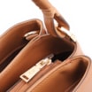 Bolsa De Ombro Couro Marrom Claro - imagem 5