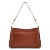 Bolsa De Ombro Couro Marrom Claro - imagem 3