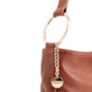 Bolsa De Ombro Couro Marrom Claro - imagem 6
